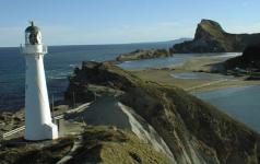 Castlepoint Lighthouse and Castle Rock
