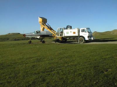 loading plane